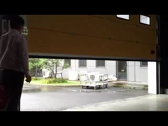 الأبواب القطاعية الصناعية المعزولة RAL9006 / RAL9002 لون للمستودع