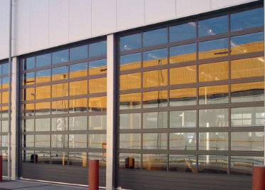 شراء أبواب قطاعية صناعية من الألومنيوم الشفافة لحماية الحرائق في قاعات المعارض online manufacture