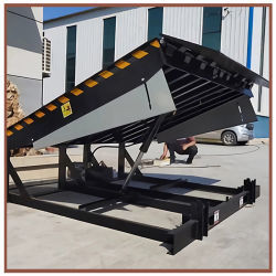 شراء 6t 8t 10t مستوى رصيف المرفأ الهيدروليكي الثابت للحاويات online manufacture