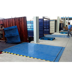 شراء مُستويات رصيف هيدروليكية رمادية لمرفأات التحميل والمستودعات online manufacture
