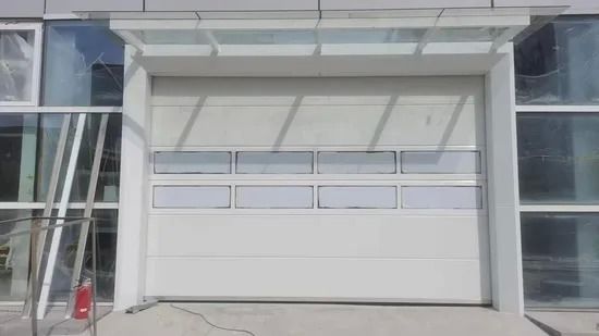شراء Industrial Sectional Door with 40mm Thickness 450N/m2 Wind Load and 24dB Acoustic Insulation online manufacture