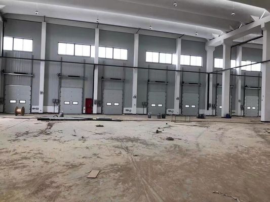0.4ملم الصلب المغلف الأبواب القطاعية الصناعية RAL9006 / RAL9002 لون