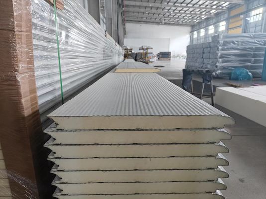 الأبواب القطاعية الصناعية المعزولة RAL9006 / RAL9002 لون للمستودع